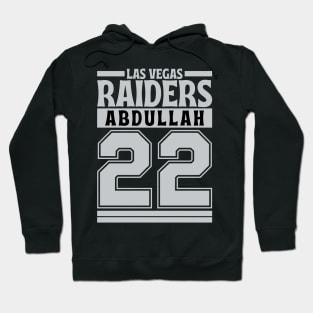 Las Vegas Raiders Abdullah 22 Edition 3 Hoodie